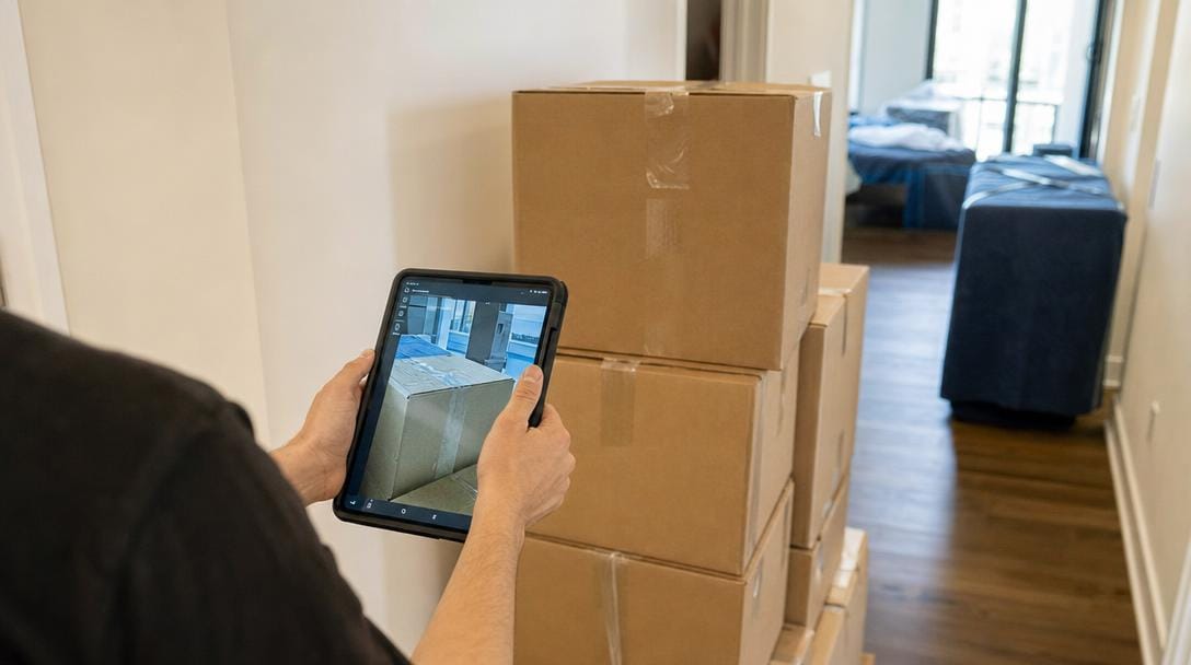 Recording the video: the customer films from a text link, no appointment needed